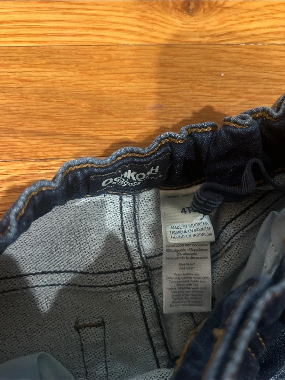 OshKosh B'gosh Boys' Dark Indigo Slim Straight Jeans